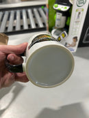 LAPITA JURASSIC WORLD REBIRTH LOGO MUG WHITE WITH BLACK INSIDE AND HANDLE - Like New