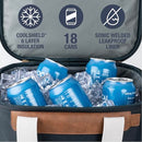 CLEVERMADE 18-CAN HEAVY DUTY BACKPACK COOLER, LUNCH, WORK, BEACH - NAVY - Like New