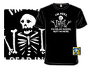 SHIRTWOOT! I'M DEAD INSIDE, BUT I'M HERE. - SIZE: MEN 3XL - BLACK - Like New