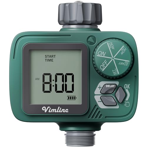 VIMLINC SPRINKLER TIMER PROGRAMMABLE WATER TIMER HOSE, DIGITAL, - Scratch & Dent