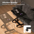 MPETAPT 28" Mobile Standing Desk, Adjustable, Lockable Wheels B0B291WT18 - Brand New
