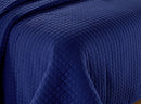 B01HHHGDVS Navy Solid Color Quilt 86"L-86"W 2 Shams 20"L-26"W (inner 19"-25") - Brand New