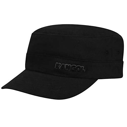 KANGOL COTTON TWILL ARMY CAP SIZE: SMALL/ MEDIUM - BLACK - Brand New