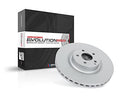 POWER STOP JBR1332EVC REAR EVOLUTION GEOMET COATED BRAKE ROTOR - SILVER ALUMINUM - Brand New