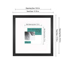 MCS Studio Gallery 16x16 Wood Poster Frame Black, 2-Pack B08PH72JGV NEW - Brand New