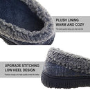 SKABIU MENS MOCCASIN SLIPPERS HOUSE SHOES MEMORY FOAM GREY SIZE 11 - Like New