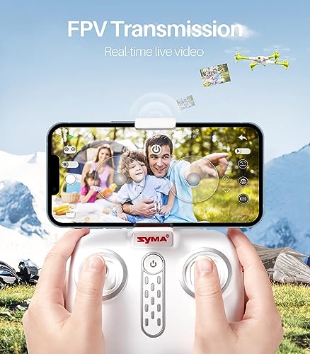 SYMA X600W DRONE FOR KIDS WITH 1080P HD FPV CAMERA REMOTE CONTROL WHITE Like New