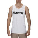 HURLEY MEN'S ONE AND ONLY GRAPHIC TANK TOP - SIZE: MEN XL - WHITE/BLACK - Brand New