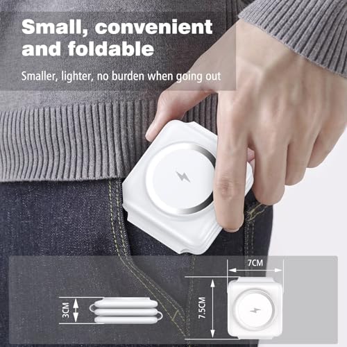 ISEYYOX CHARGING STATION FOR APPLE MULTIPLE DEVICES 3 IN 1 FOLDABLE MAGNETIC - Like New