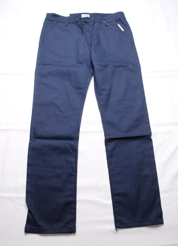 BASTION TRAIL BASTION TRAIL MEN'S SOLID COLOR STRAIGHT LEG PANTS - 34X31 - NAVY - Brand New