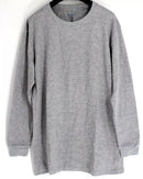 BLUE ICE WAFFLE KNIT LONG SLEEVE SHIRT - SIZE: MEN L - HEATHER GRAY - Brand New