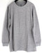 BLUE ICE WAFFLE KNIT LONG SLEEVE SHIRT - SIZE: MEN L - HEATHER GRAY - Brand New