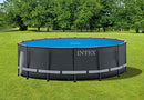 INTEX 28014E Solar Pool Cover 16ft Round Easy Set and Metal Frame Pools - Brand New