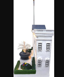 TOP TREASURES NEW TOP TREASURES CHRISTMAS VILLAGE - WHITE HOUSE PRE LIT - WHITE - Like New