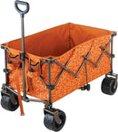 Bliss Hammocks 36in Collapsible Beach Wagon BHW-100-AL - Amber Leaf/Orange Like New