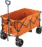 Bliss Hammocks 36in Collapsible Beach Wagon BHW-100-AL - Amber Leaf/Orange - Like New