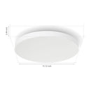 PHILIPS HUE DATURA SMART CEILING PANEL SMALL ROUND 2.49IN X 15.12IN - WHITE - Like New