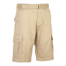 BLU ROCK - MEN'S 11.5" SLIM FIT STRETCH BELTED CARGO SHORTS - Size 42 - SAND Like New