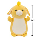 SQUISHMALLOWS HUGMEES ORIGINAL 14-INCH GAVYN YELLOW DONKEY - ULTRASOFT - Brand New
