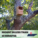 SDMOutdoor North America Screech Owl House Wooden Owl Nesting Box No Assembly - Brand New
