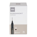 OFFICE DEPOT BRAND PERMANENT MARKERS FINE POINT 100% RECYCLED PLASTIC BARREL - Like New