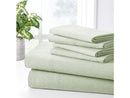 BIBB HOME RAYON FROM BAMBOO 2000 COUNT 6 PIECE CHAMBRAY SHEET SET (KING) - SAGE - Like New
