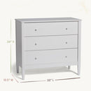 Little Seeds Clover 3-Drawer Dresser Grove Green - Like New