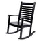 SHINE COMPANY MODERN WOOD ROCKING CHAIR ERGONOMIC WIDE SEAT - Scratch & Dent