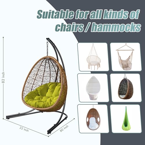 Sorbus Hammock Chair Stand Hanging Chair Stand Heavy Duty Steel Sensory - Like New