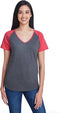 Anvil 6770VL Ladies' Tri-Blend Raglan T-Shirt New
