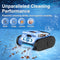ZYERCH 2025 Upgrade Pool Vacuum Robotic Cleaner Wall Climbing Pool - Dark Blue - Like New