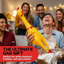 Animolds Crazy Huge Rubber Chicken 29 Inch Screaming Squeaks Up to 45 Seconds - Brand New