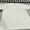 BLUE ICE PLAIN SHORT SLEEVES T-SHIRT - SIZE: MEN L - WHITE - Like New