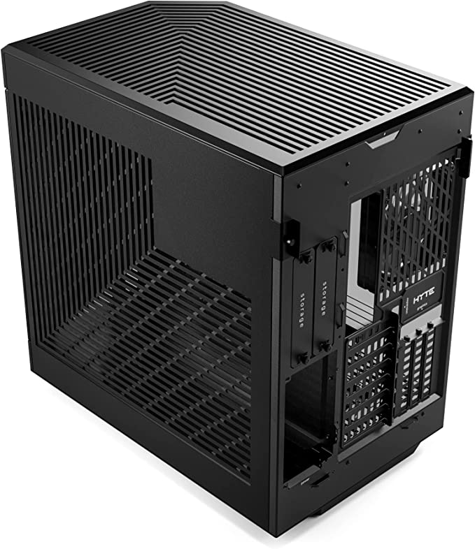 HYTE Y60 Modern Aesthetic Tempered Glass Mid-Tower ATX PC CS-HYTE-Y60-B - Black Like New