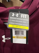 1256966 UNDER ARMOUR COLD GEAR HOODIE SIZE 4XL - BURGUNDY New