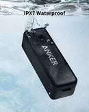 ANKER SOUNDCORE 2 PORTABLE BLUETOOTH SPEAKER 24-HOUR PLAYTIME IPX7 - BLACK - Like New