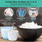 EMSON RICE ROBOT PERSONAL RICE COOKER, 1 QUART CAPACITY, PFAS-FREE - WHITE - Like New