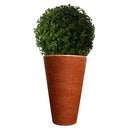 Elly Décor 12 inch Round Planter Pot, 12"x 18" Tall, B0B3552KNR - Terracotta - Brand New