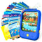QIAOJOY KIDS LEARNING TABLET EDUCATIONAL LEARNING PAD FOR TODDLERS - BLUE - Like New