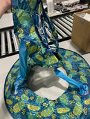 GENERIC BLUE AND YELLOW POOL BASKETBALL FLOATY - BLUE/YELLOW - Like New