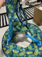 GENERIC BLUE AND YELLOW POOL BASKETBALL FLOATY - BLUE/YELLOW - Like New