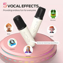 MONSTER MINI KARAOKE MACHINE KIDS ADULTS PORTABLE SPEAKERS S15 - CREAM - Like New