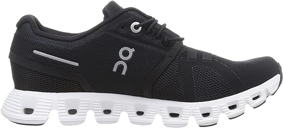 59.98904 On Running Cloud 5 Running Shoes WOMEN BLACK/WHITE 8.5 Brand New