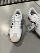 ADIDAS VL COURT 3.0 SNEAKERS - SIZE: MEN 10 - WHITE/BLACK/GRAY - Like New