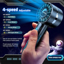 2PCS PORTABLE HANDHELD TURBO FAN 7000RPM HIGH-SPEED MOTOR RECHARGEABLE AAOLIN G2 - Like New