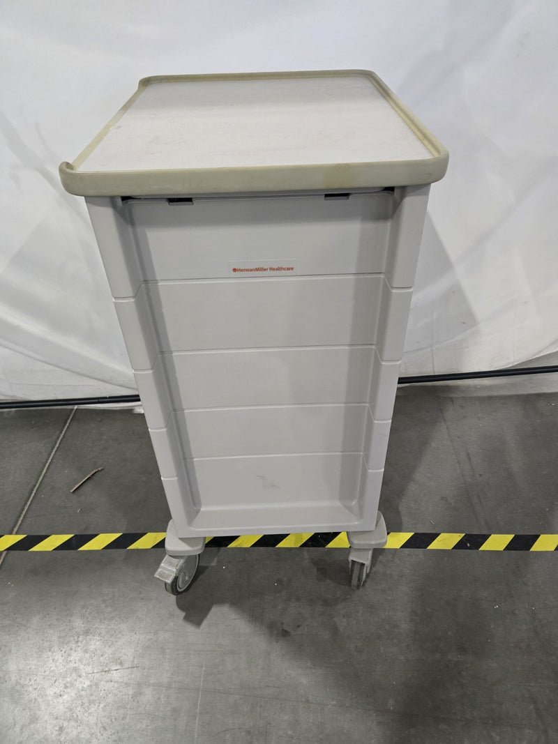 HERMAN MILLER MEDICAL CART - GRAY/GREEN - Scratch & Dent