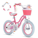 RoyalBaby Girls Bike, Stargirl EZ Kids Bike Balance and Pedal Bicycle - Brand New