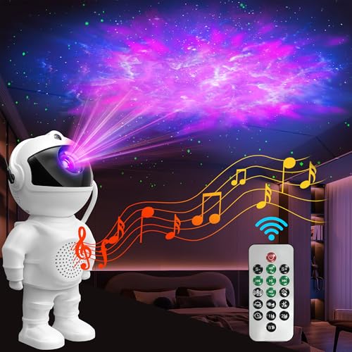 BOJUK ASTRONAUT GALAXY PROJECTOR STAR PROJECTOR GALAXY LIGHT - WHITE - Like New