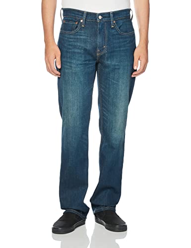 LEVI'S W35/L32 MEN'S 514 STRAIGHT FIT CUT JEANS STRETCH - BURCH - Like New