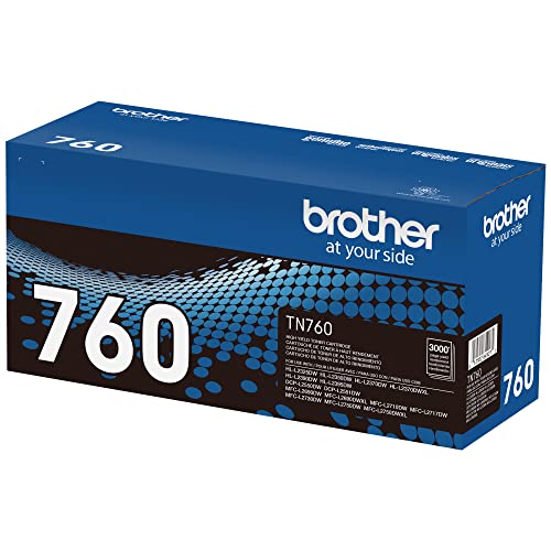 Brother - Genuine TN760 High Yield Black Toner Cartridge - BLACK New